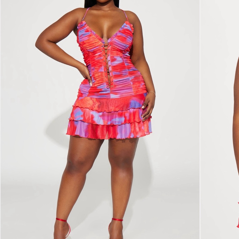 Mesh Mini Dress - Picture 3 of 4